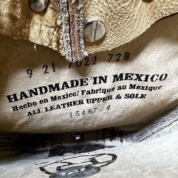 Roper Handmade in Mexico Upcycled Cowgirl Boot Crossbody Purse - Picture 6 of 10